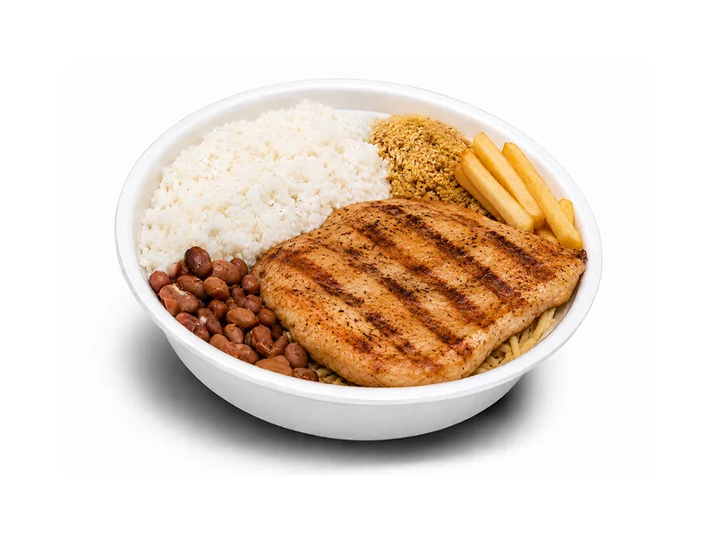 File de frango grelhado