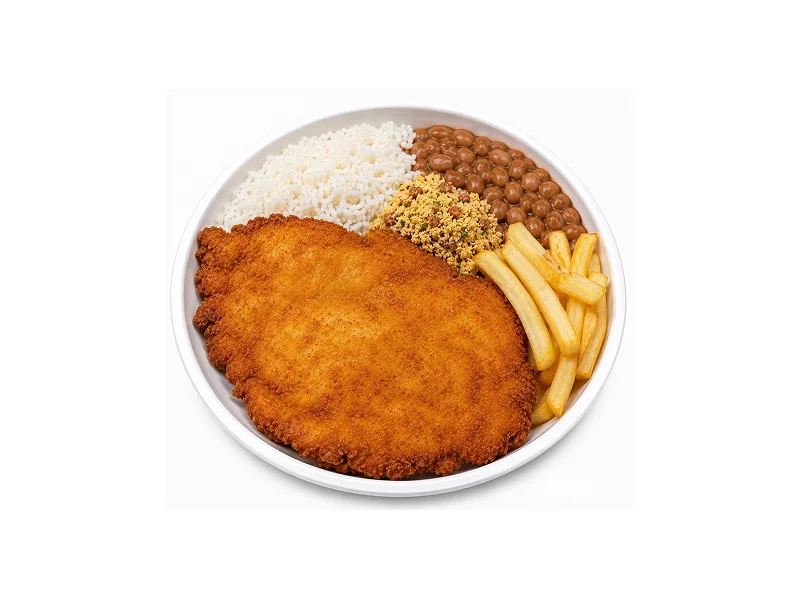 File de frango a milanesa
