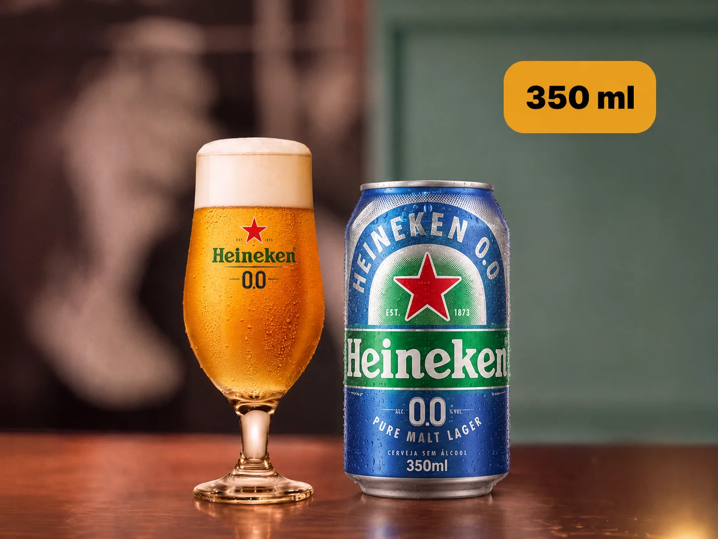Heineken zero lata 350ml