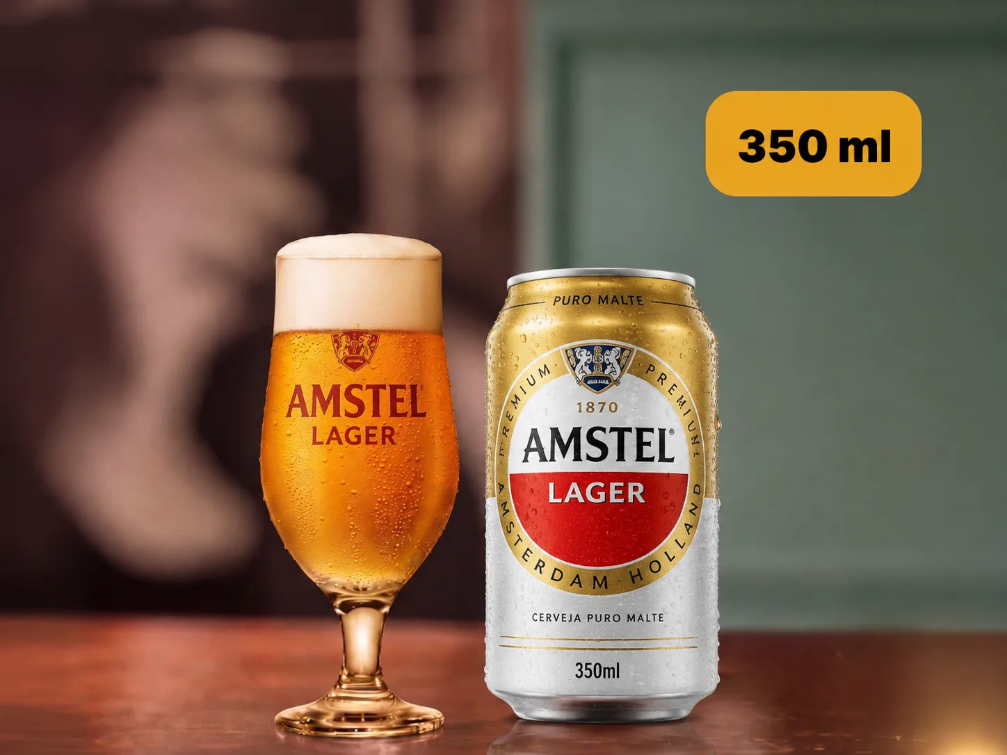 Amstel lata 350ml